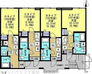 ヴォレ・ソレイユ北千住の物件間取画像